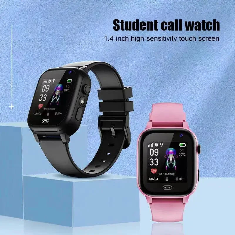 4G Kids Smartwatch SOS GPS Location Video Call Analogue Card Kids Smartwatch Camera Waterproof Watch Boys Girls Upgrade 2024 Hot