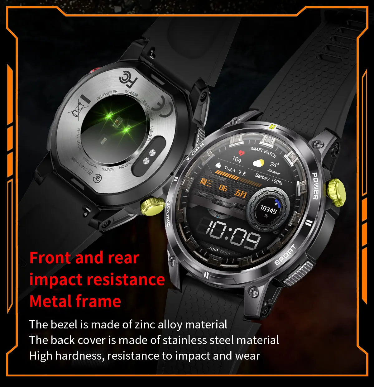 2024 New GPS Smart watch for men 1.508" AMOLED 466*466  HD Bluetooth calling smartwatch Suitable for Android ios smart watches