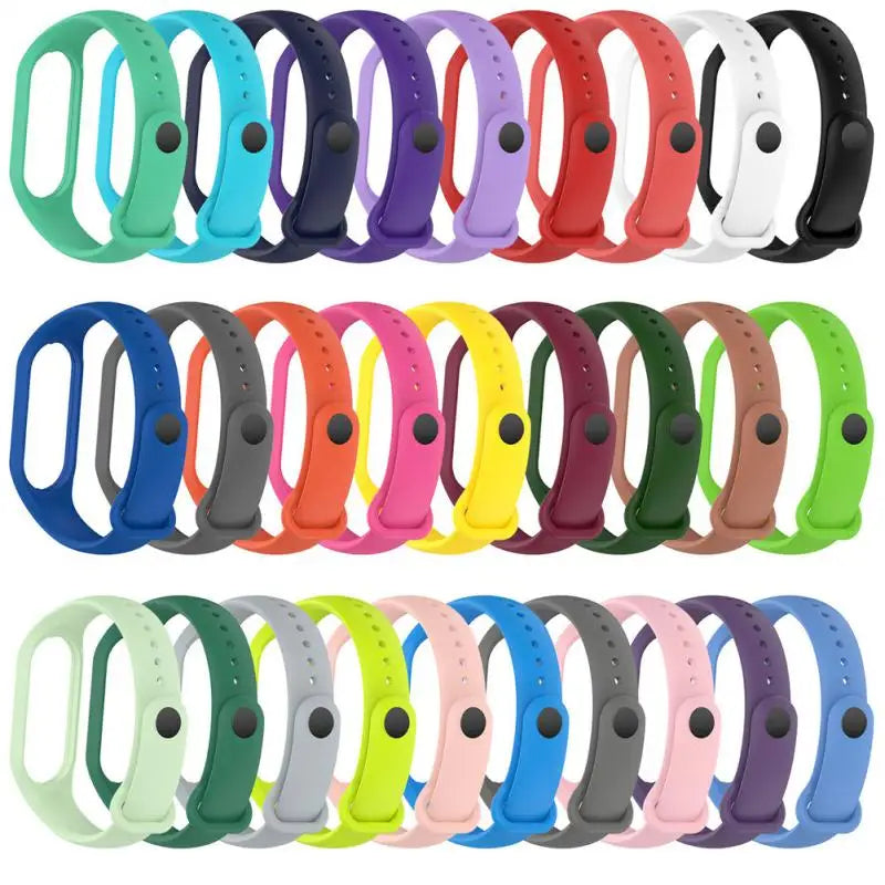 Silicone Strap Replacement Bracelet for Xiaomi Mi Band 7 Wrist Strap Sport Smart Watchband Bracelet Wriststrap Smart Watch Band