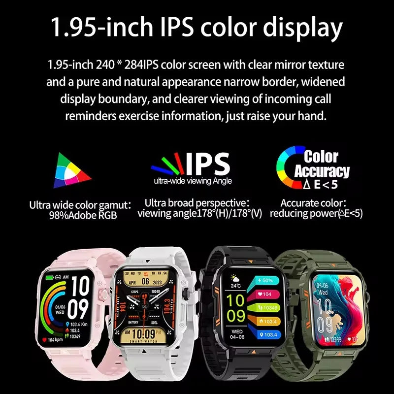 2024 New For Xiaomi Smart Watch Men Bluetooth Call AI Voice Multiple Sport smartwatch Blood Pressure Heart Rate PPG Health Clock