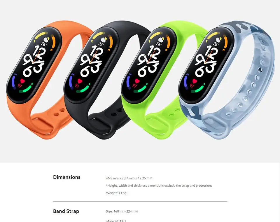 Original Xiaomi Mi Band 7 Smart Watch Bracelet Global Version International Edition Newest! In Stcok Now!