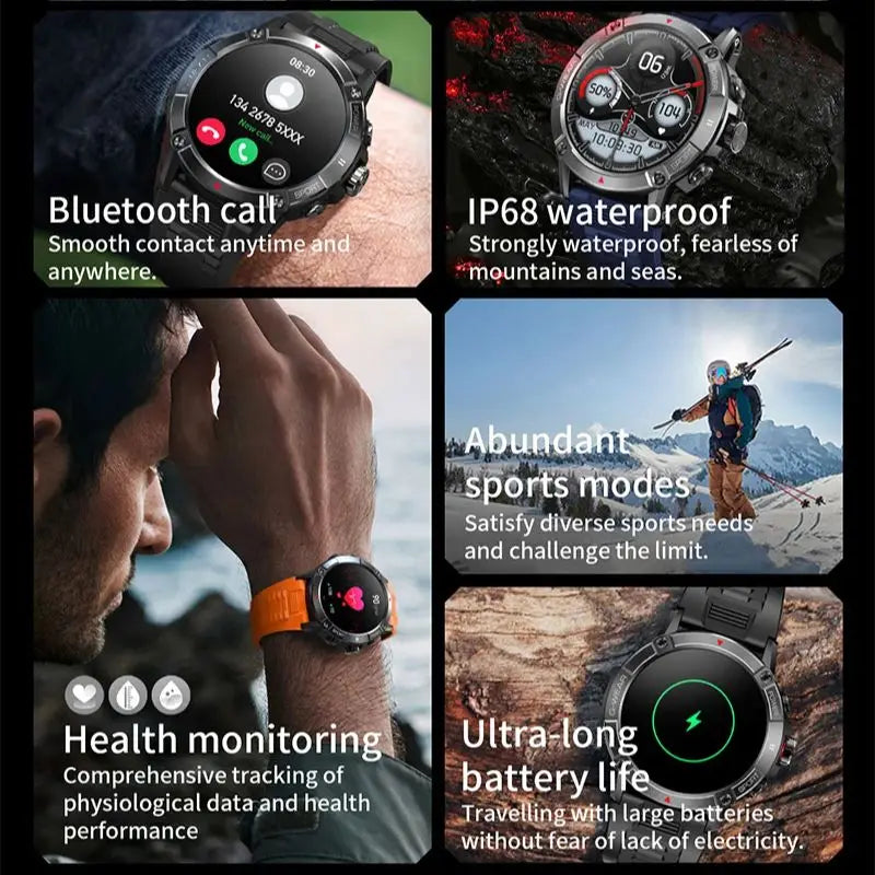 Smartwatch Rtl8763Ewe Latest Chip Bluetooth Calling Montres Intelligentes Connecte Compass Sports NX8 Smart Watch for Men 2024