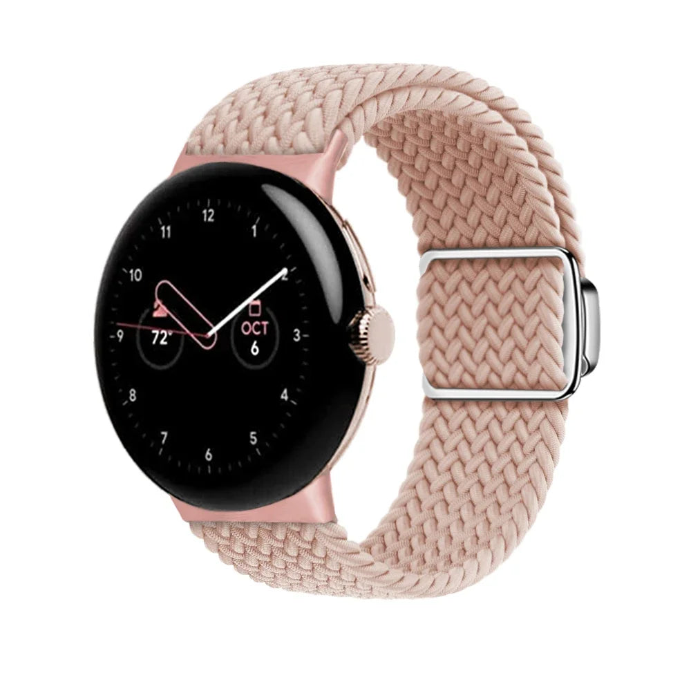 Nylon Braided Magnetic Strap for Google Pixel Watch 2 Band Replacement Belt Wristband Fabric Bracelet Pixel Watch 2 Accessories