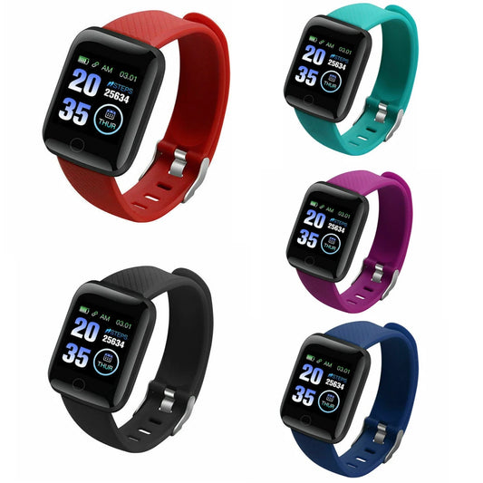 Smart Watch 1.44 Inch Touch Screen Fitness tracker Smartwatch Heart Rate Sleep Monitoring Pedometer Sports Watch For Men Women