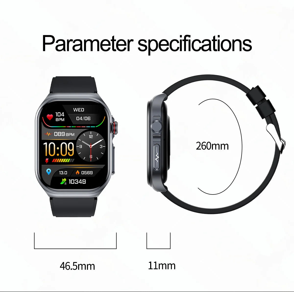 2024 New Smart Watch for Men Blood Glucose Watches Lipids Uric Acid Fitness Amoled 530mAh Clock Call Women Health Smartwatch Ecg