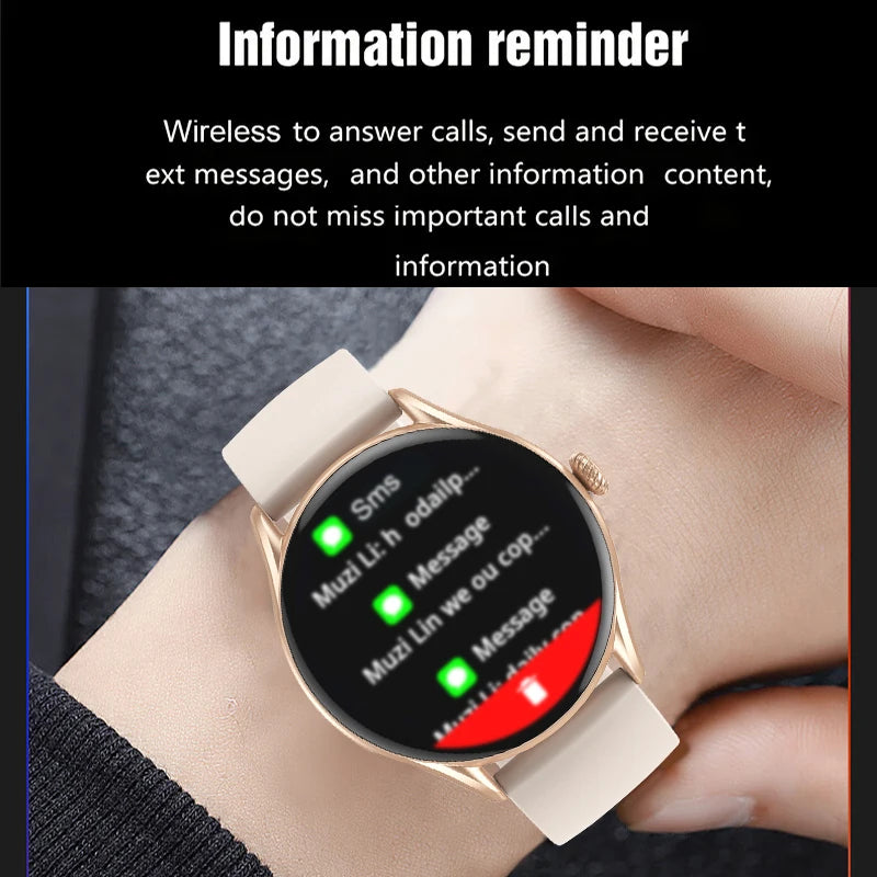 Aiweile AW19 Smart Watch Smartwatch Watch for Women 2024 Waterproof Sports Fitness Bluetooth Call Health Fitness Tracking wrist