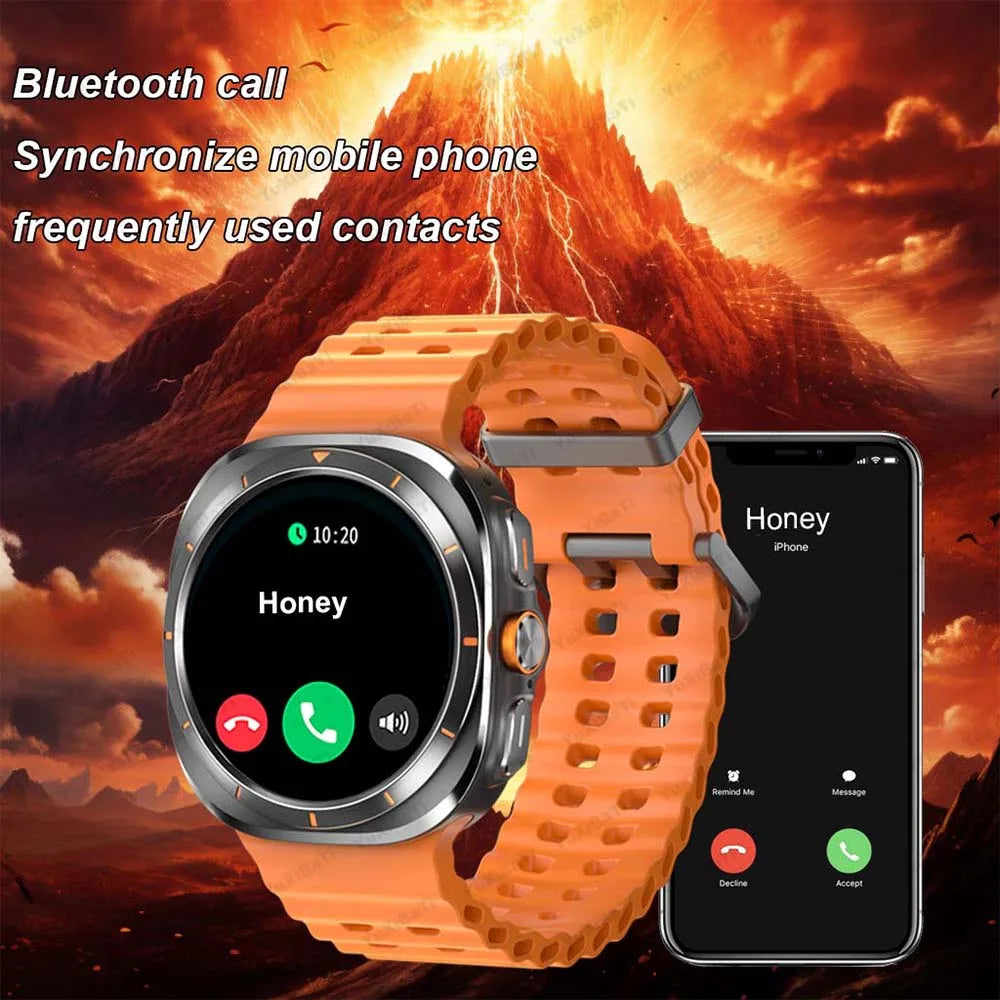 2024 New Galaxy Smart Watch 7 Ultra Men AMOLED Screen Multi-Function Sports Fitness Tracker Health Women smart watch for Samsung