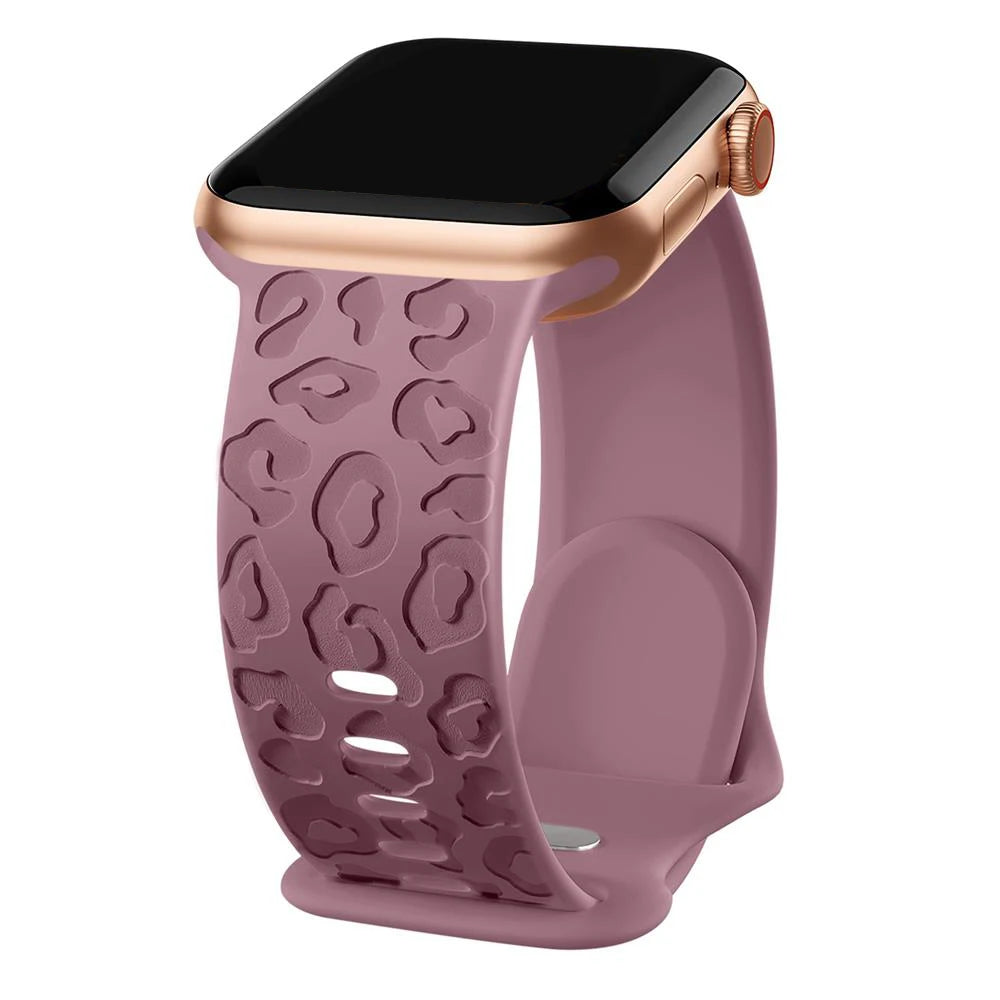 Band For Apple Watch Strap 45mm 44mm 42mm 41mm 40mm 49mm 38mm 40 mm Engraved correa bracelet iwatch series ultra 2 7 se 9 6 8 5