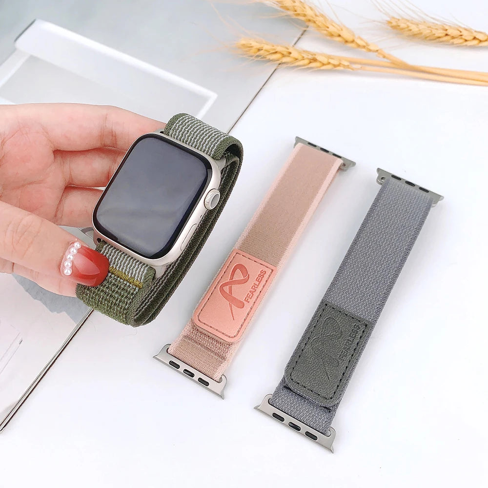 Strap for Apple Watch Band 49mm 44mm 40mm 45mm 41mm 38mm 42mm Ultra Trail Loop Bracelet Correa for Iwatch Series 9 7 Se 6 8 5 3