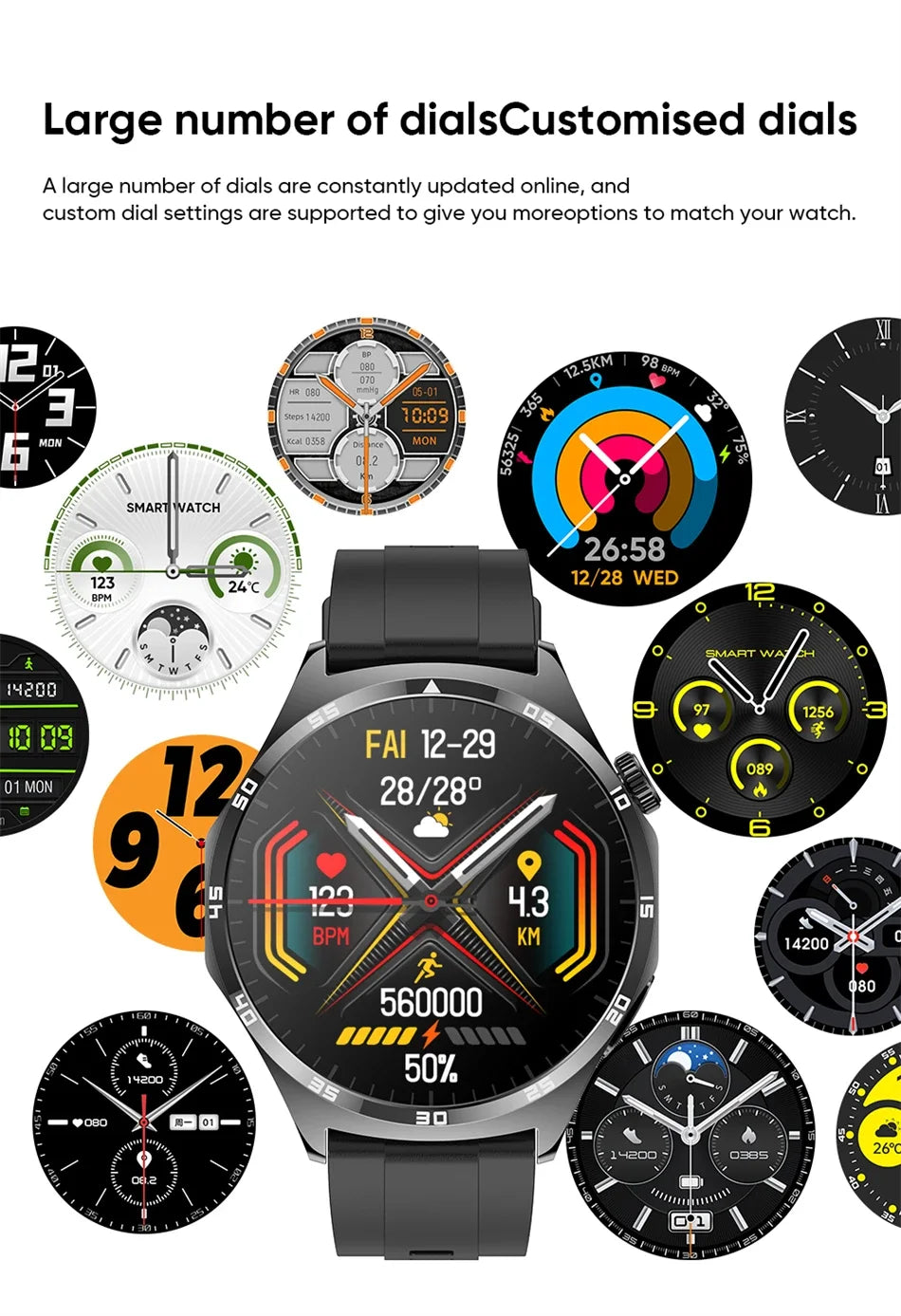 AMOLED Smart Watch Men 2024 Bluetooth Call Smartwatch ECG+PPG Blood Glucose IP67 Waterproof Watches Sports Fitness Bracelet Men