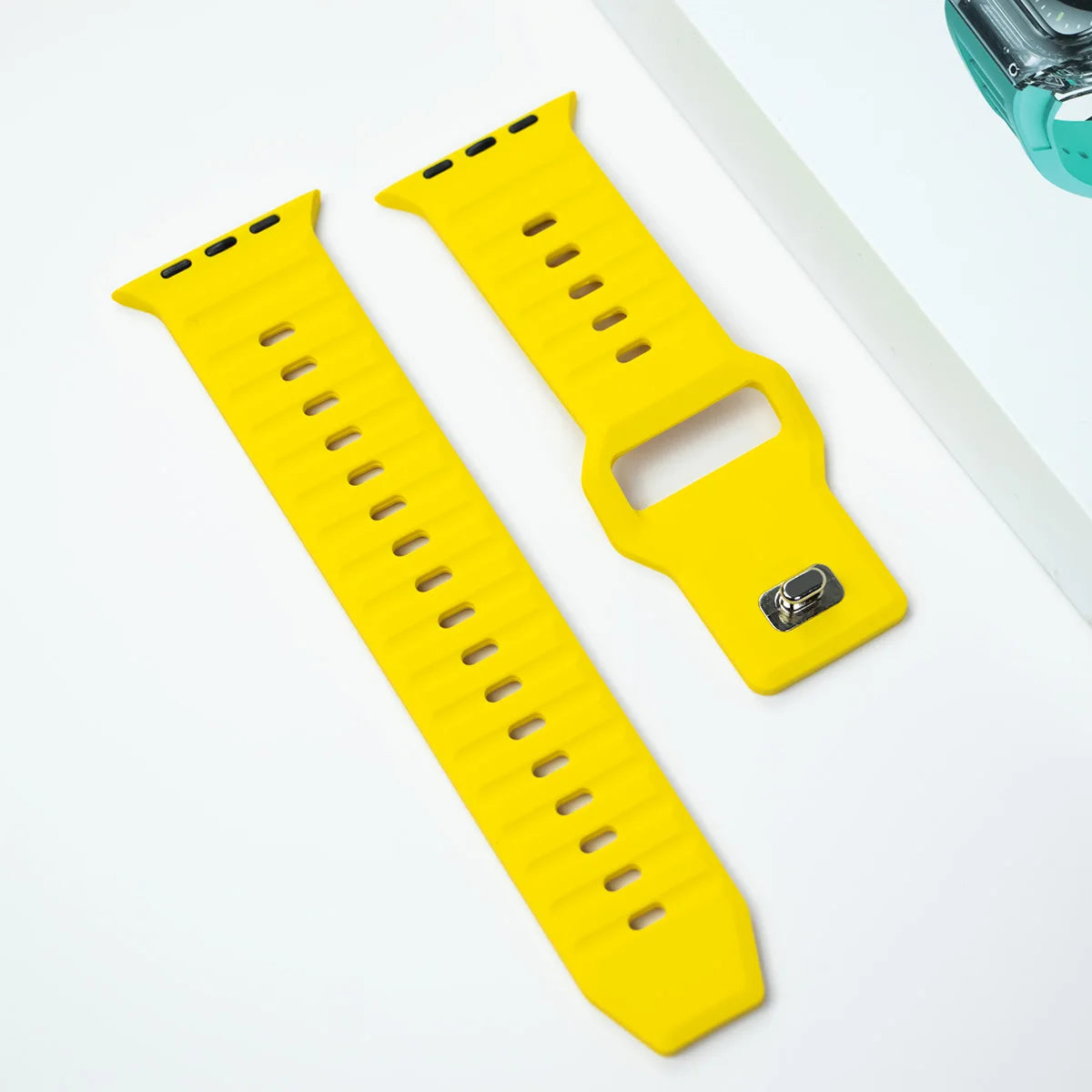 Sport Silicone Strap for Apple watch Ultra 2 band 49mm smartwatch correa bracelet iwatch Series 9 8 7 6 SE bands 45mm 44mm 42mm