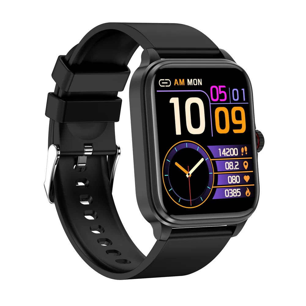 T90 Blood Glucose Blood Oxygen Blood Pressure Heart Rate Monitoring Bluetooth Call Health Fashion Smart Watch For Men Women 2024