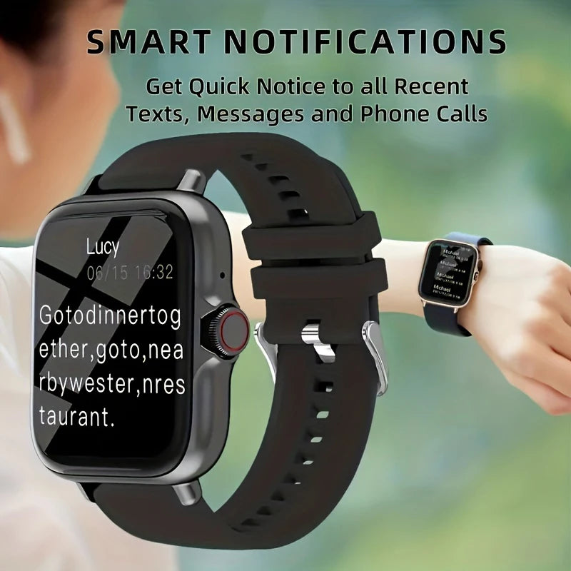 Smart watch, wireless calling /dial, multi -Sport mode, calling reminder and rejection, SMS reminder, for iPhone/Andriod