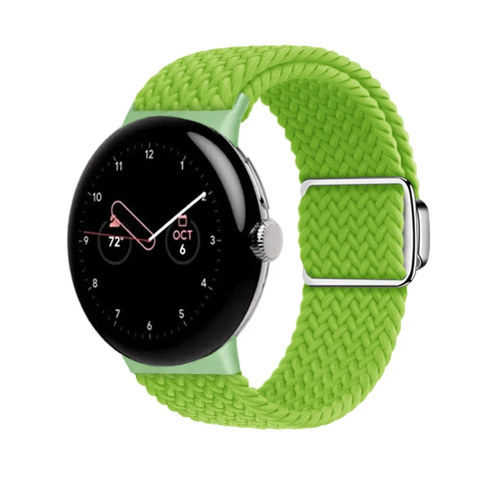 Nylon Braided Magnetic Strap for Google Pixel Watch 2 Band Replacement Belt Wristband Fabric Bracelet Pixel Watch 2 Accessories