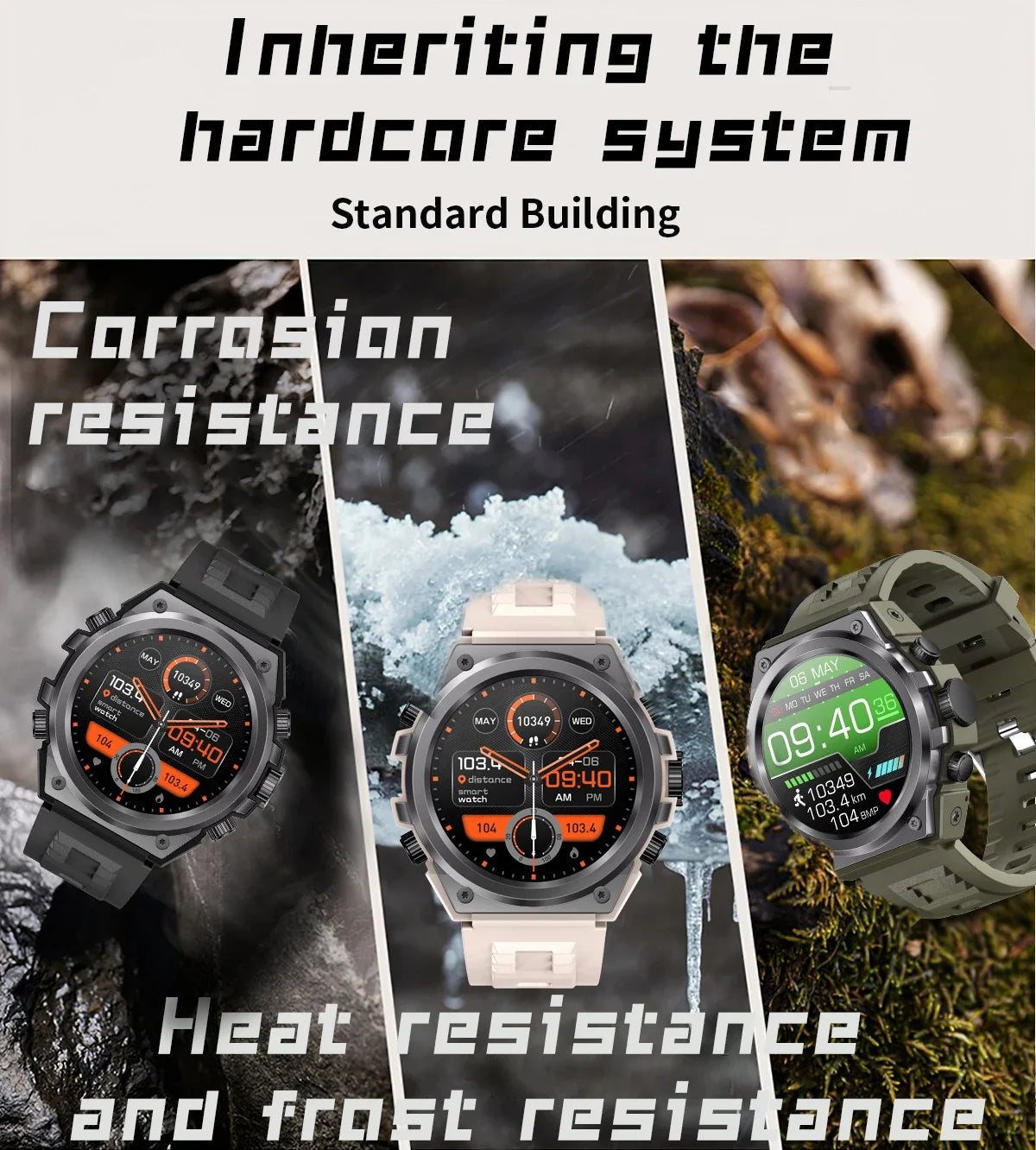 New 1.46" 360*360 HD Display 2024 Smart Watch Men Sport Bluetooth Call IP68 Waterproof Blood Pressure Fitness Tracker Smartwatch