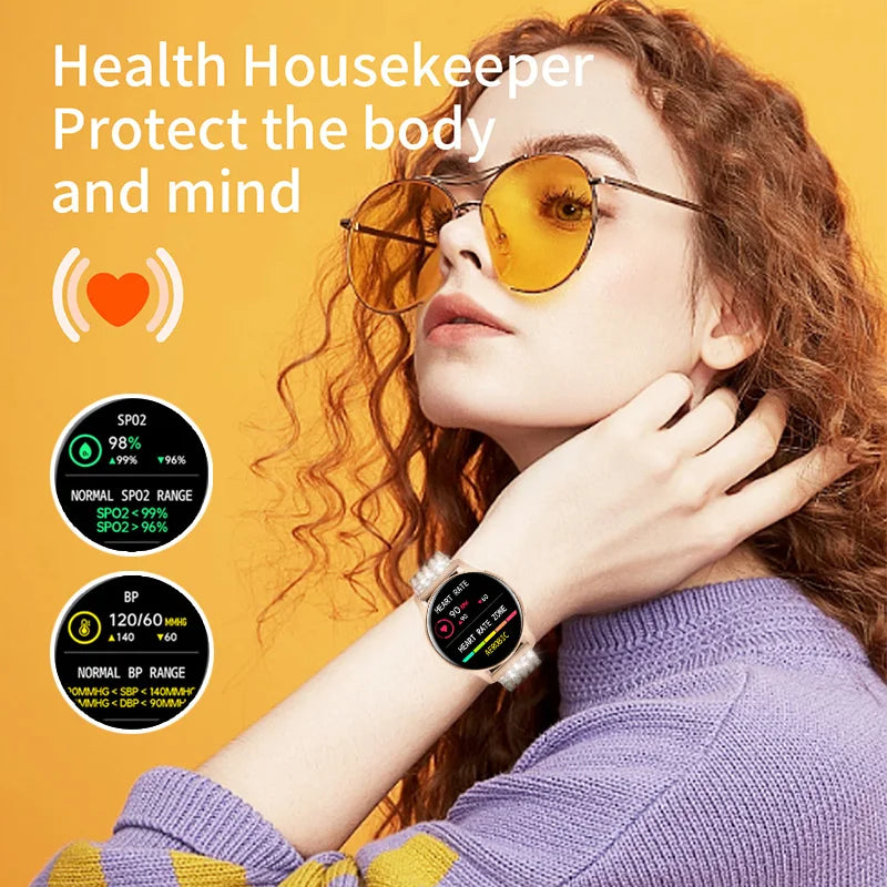 2024 Bluetooth Call Smart Watch Women  Blood Pressure GPS Motion Tracking Bracelet Fashion Waterproof Smartwatch For Men New+Box