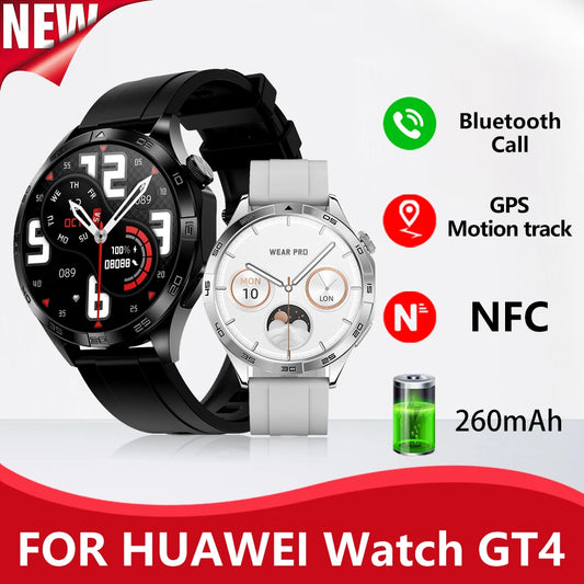 Zordai DT5 Mate Smart Watch 2024 New for Men 1.43" HD Screen NFC Bluetooth Call NFC Heart Rate GPS Tracker Fitness Smartwatch