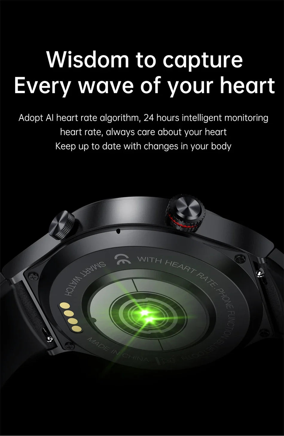 2024 Bluetooth Call Smart Watch Men Full Screen Sports Bracelet Waterproof Health Monitor waterproof SmartWatch For IOS Android