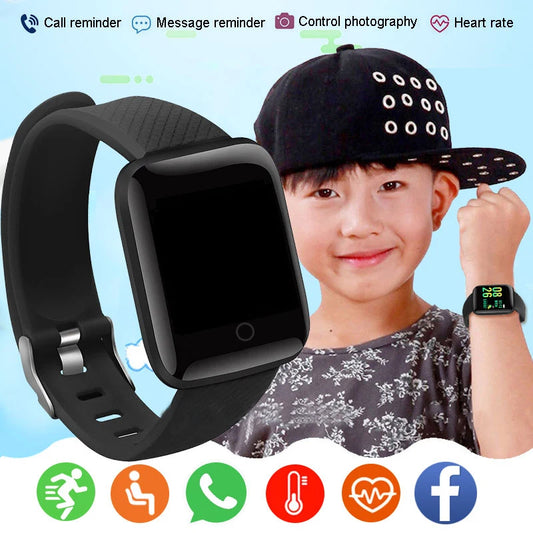 2023 Smart Watch Kids Children Smartwatch For Girls Boys Electronic Smart Clock Child Sport Smart-watch Hours For Aged10-18 Year