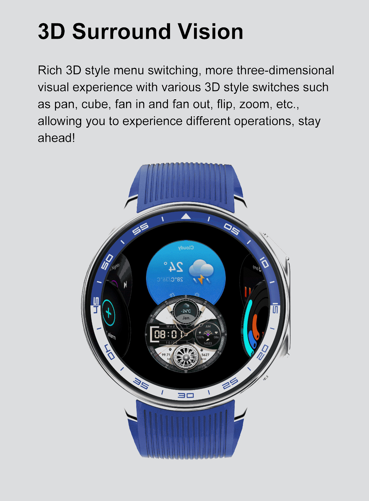 2024 New Smart Watch Men 4G Memory Music MP4 Video Bluetooth Call TWS Earphones IP68 Waterproof Smartwatch Men For OPPO Watch X