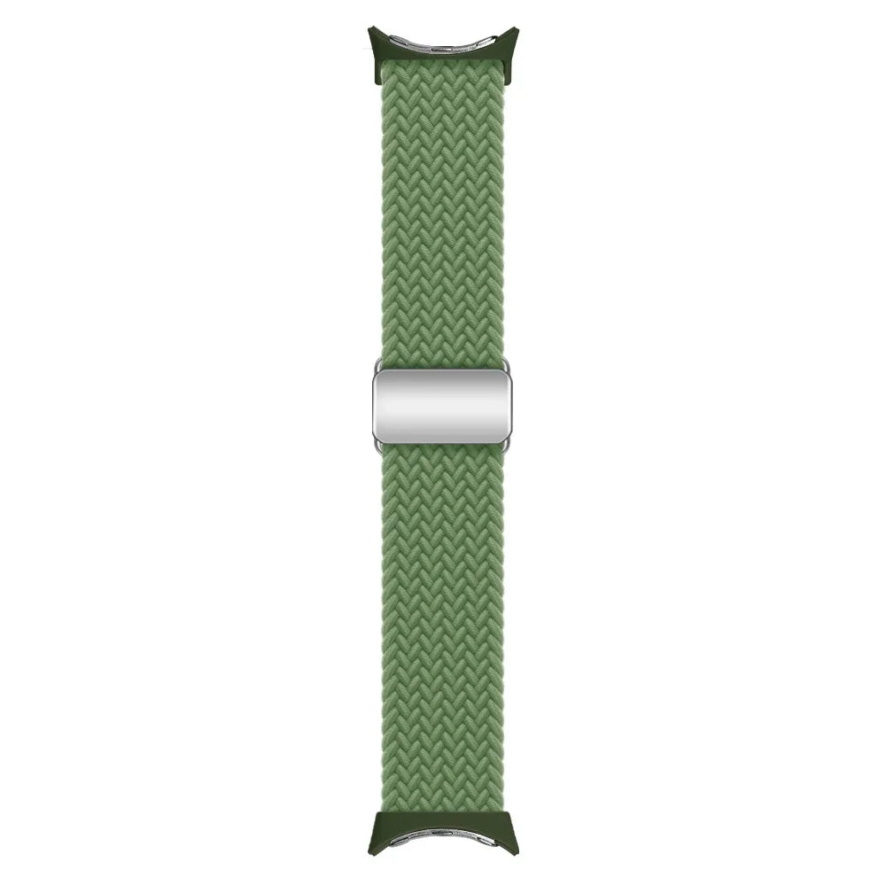 Nylon Braided Magnetic Strap for Google Pixel Watch 2 Band Replacement Belt Wristband Fabric Bracelet Pixel Watch 2 Accessories