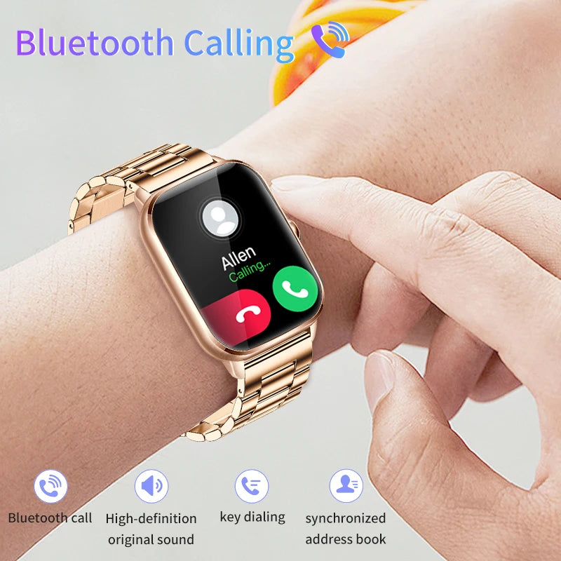 2024 Women motion Smartwatch Bluetooth Call Sleep Monitor Multifunctional mode Watch For Men Smart Watch Full Screen New product