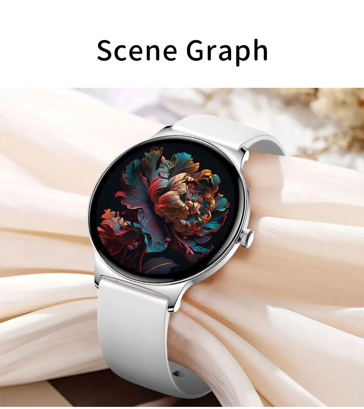 2024 New GPS Smart Watch Women 1.43 Inch AMOLED 466*466 HD Screen Sport Heart Rate Custom Dial Bluetooth Call Smartwatch Ladies