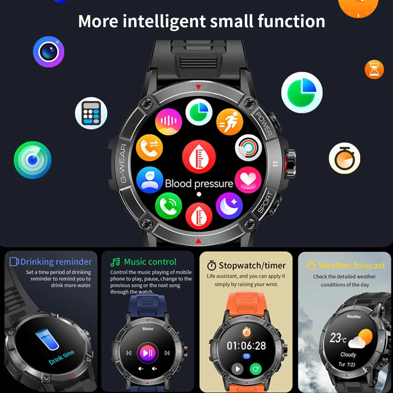 Smartwatch Rtl8763Ewe Latest Chip Bluetooth Calling Montres Intelligentes Connecte Compass Sports NX8 Smart Watch for Men 2024