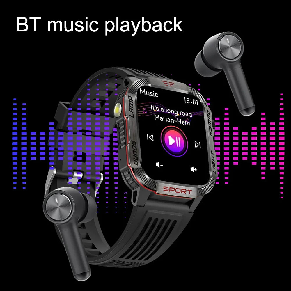 Smart Watch Men For Android IOS Heart Rate Sleep Monitoring IP68 Waterproof Outdoor Sports Fitness Ai Voice SmartWatch 2024 New