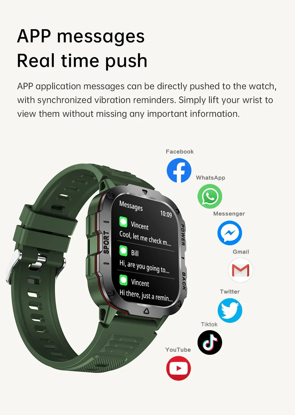 2024 Outdoor Smart Watch Men 2.01" Screen 3ATM Waterproof Watches Bluetooth Call Ai Voice Sport Smartwatch for Android IOS Phone