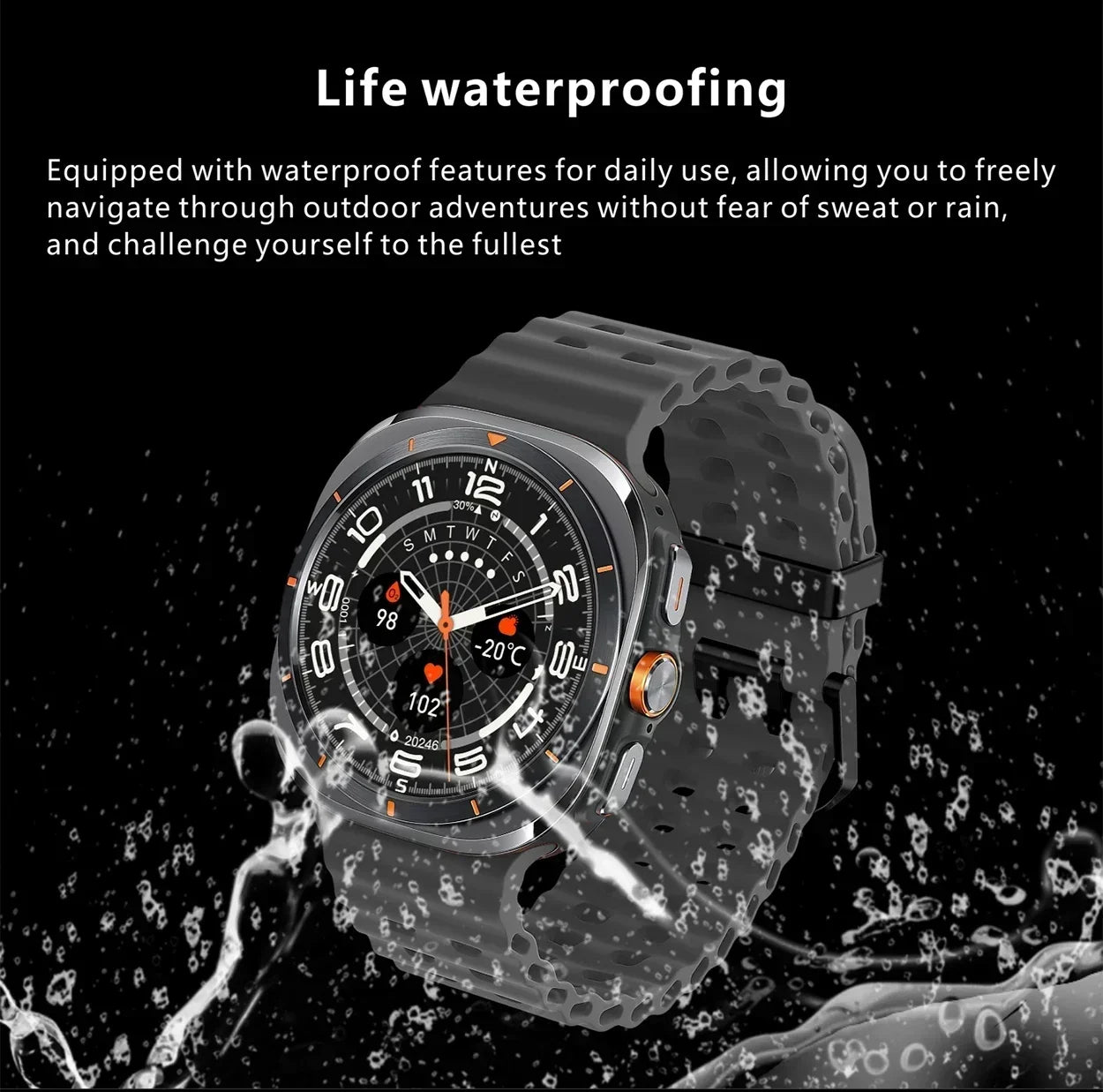 2024 Watch 7 Ultra 47mm Smart Watch S7 Bluetooth Call Compass Smartwatch for Men Women 1.62" HD Screen Sports Fitness Tracker