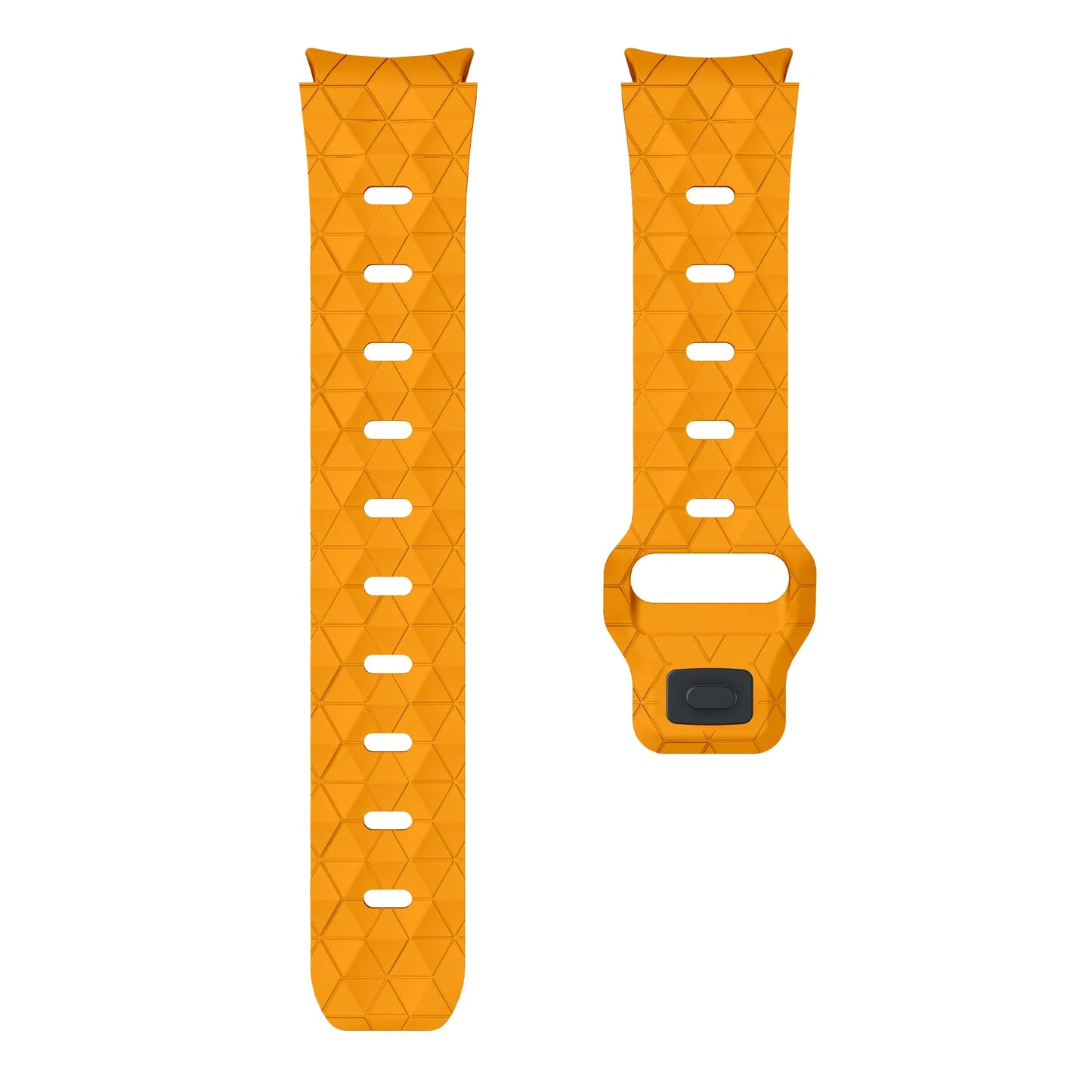 Silicone Strap for Samsung Galaxy Watch 7 6 5 4 44mm 40mm 45mm Football Pattern Wristband for Watch 6 4 Classic 47mm 43mm 46mm