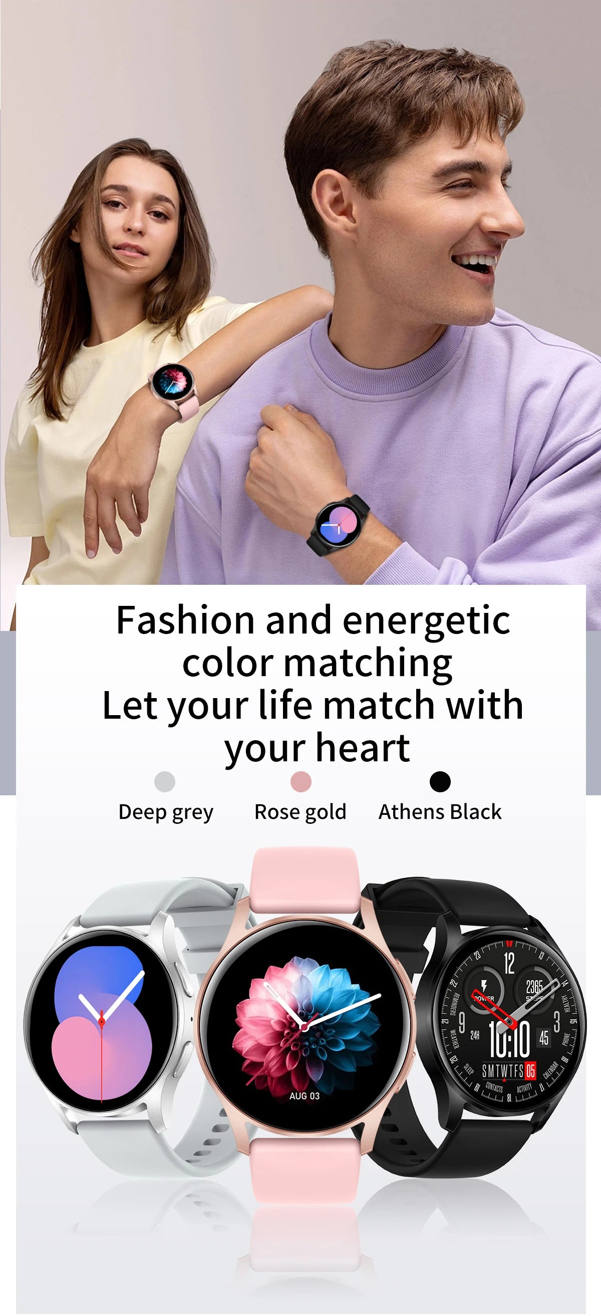 2024 New Women Smartwatch 6 Full Touch Screen Blood Pressure GPS Tracker Bluetooth Call Sport Smart Watches Men For Android iOS