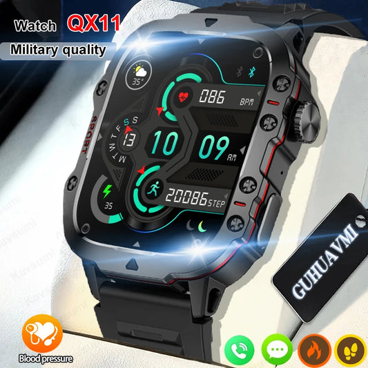 2024 NEW Bluetooth Calling Smart Watch Blood Pressure Health Breathing Exercise SmartWatches IP68 Waterproof AI Voice Men Watch