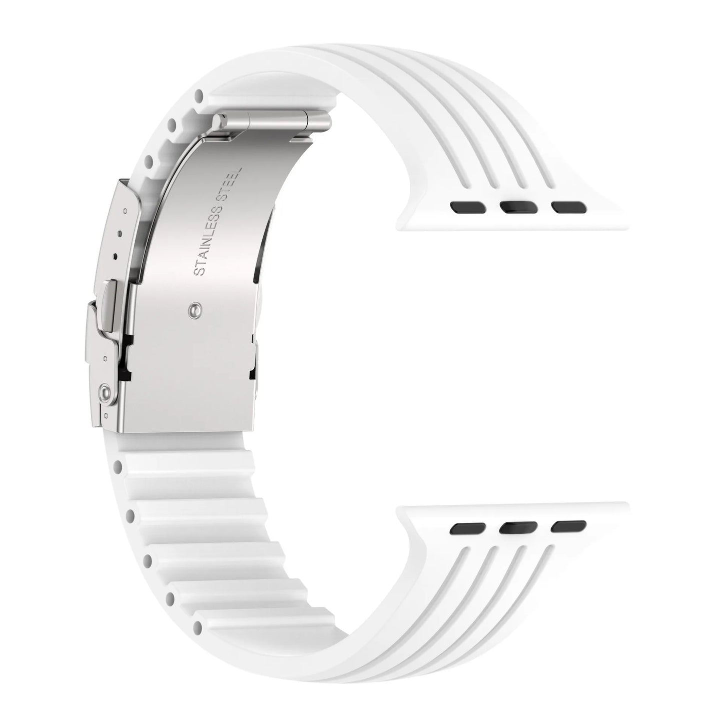 Strap For Apple Watch band 44mm 40mm 49mm 45mm 41mm 38mm 42mm 40 mm Silicone bracelet correa iwatch ultra 2 series 3 6 se 7 8 9