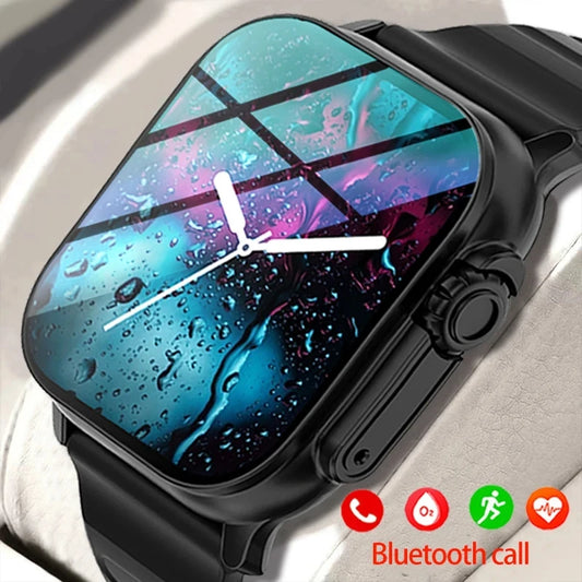 2024 New Smart Watch Men Bluetooth Call 120+ Sports Mode Heart Rate Blood Pressure Monitoring IP68 Waterproof Men SmartWatch