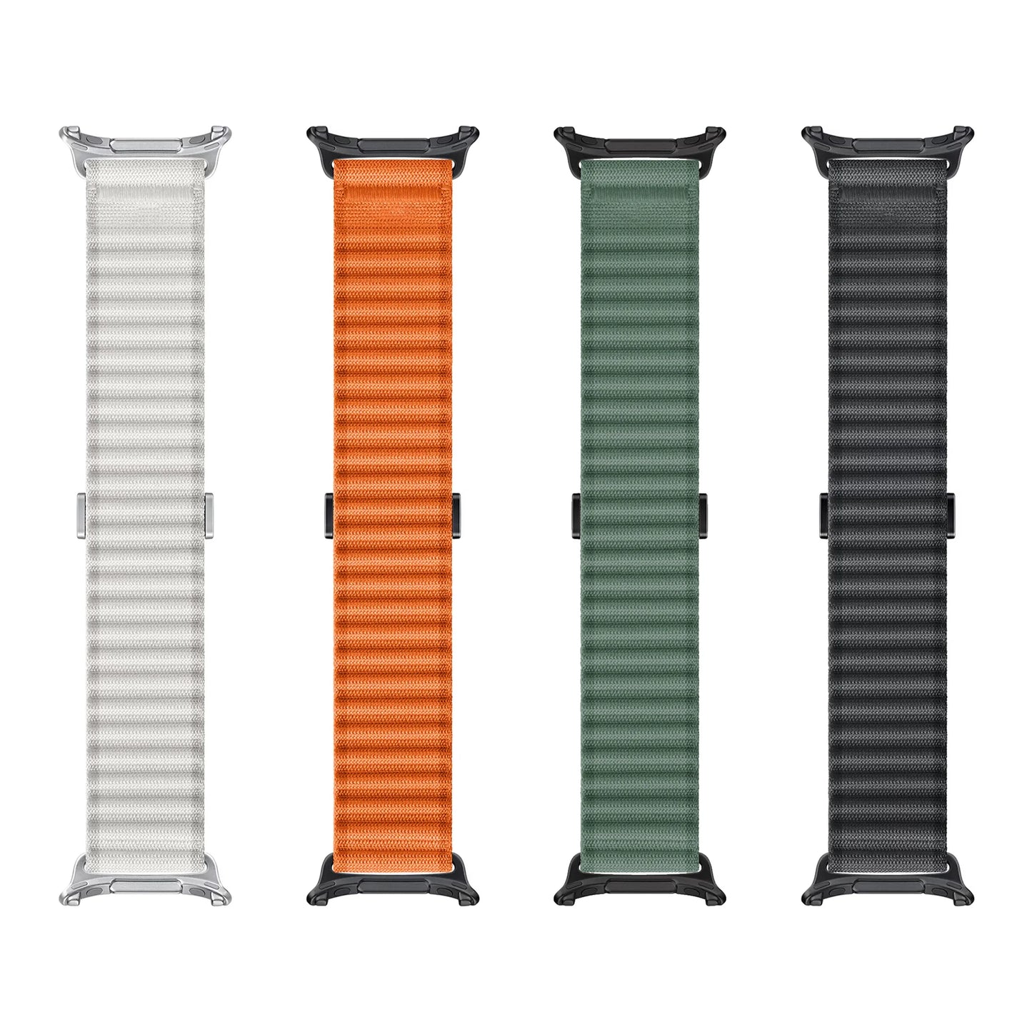 Nylon Ocean Strap for Samsung Galaxy Watch 7 Ultra 47mm Band Sport Wristband Bracelet for Galaxy Watch 7 Ultra No Gaps Watchband