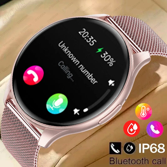 2024 New Smart Watch 1.43 inches Bluetooth Call Sports Fitness Smartwatch Women Men AMOLED 466*466 HD Screen Smartwatches Ladies