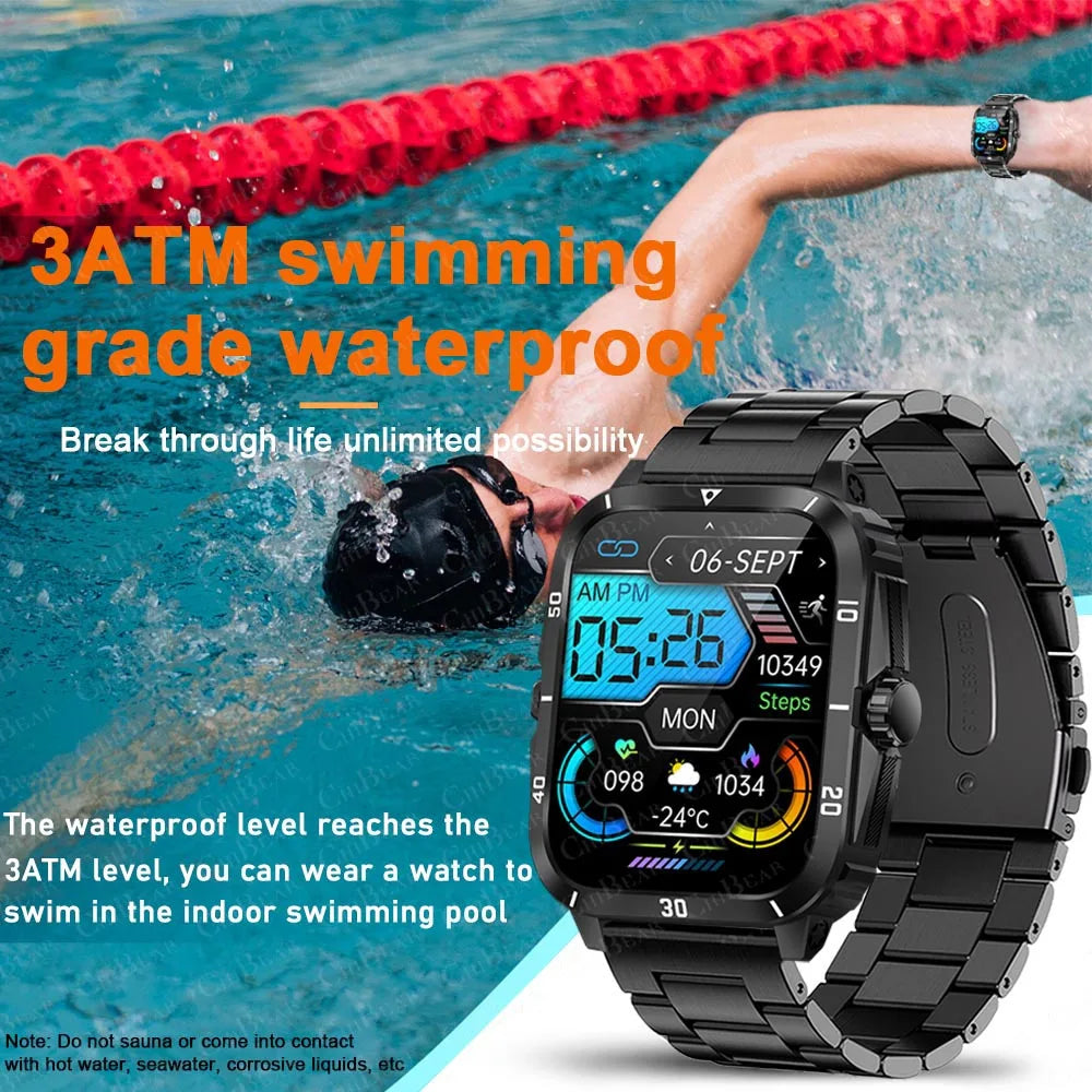 2024 New GPS Sports Smart Watch Fitness Bracelet Call Reminder Heart Rate IP68 Waterproof Smartwatch For Men Android IOS Watches