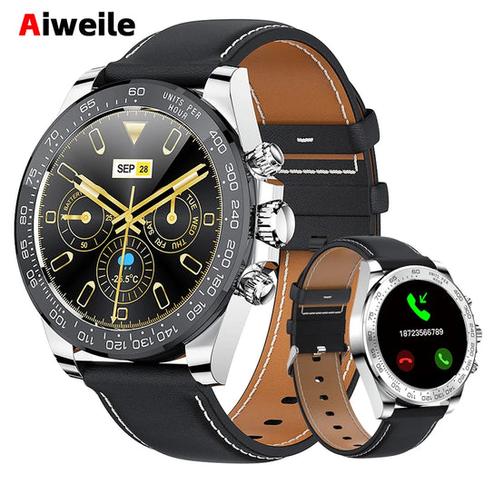 Smart Watch Man High-end luxury Smartwatch 2024 Original Aiweile AW13 Fitness for Huawei Xiaomi Sports Modes Wireless Call Gift