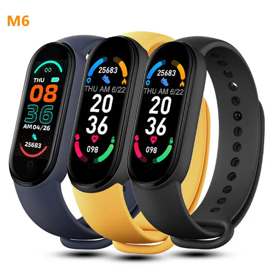 2022 M6 Smart Watch Men Women Heart Rate Monitor Bluetooth Sports Smartwatch Waterproof Watch for Apple Watch Xiaomi