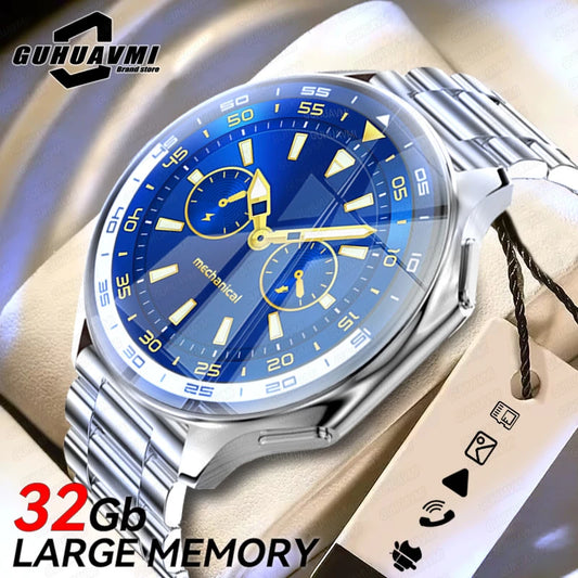 2024 New For OPPO IOS Watch X High-End Business Watches 4G Large Memory Album Smartwatch Men Sports Fitness Waterproof Bracelet