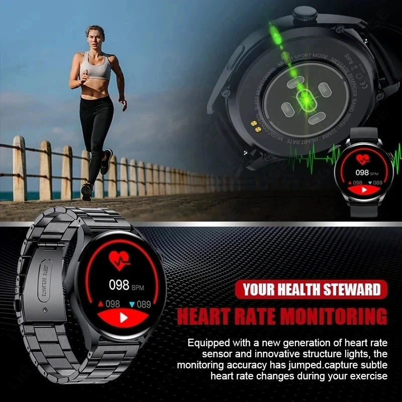 2024 New GT3 Pro Smart Watch Men Women AMOLED 420*420 HD Screen Heart Rate Bluetooth Calls Waterproof SmartWatch For Android IOS