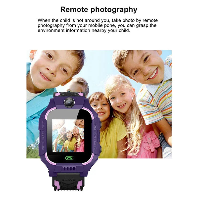 Smart Kids Watch Gps Call Message Card Sim Waterproof Smartwatch For Kids S0S Photo Remote For IOS Android Genuine Gift New