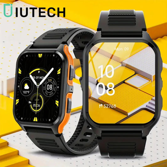 IUTECH P73 Smart Watch 2024 Bluetooth Conneced Call Watches 3ATM Waterproof Relojes Smart Wrist Watch For Men Women Smarthwhatch