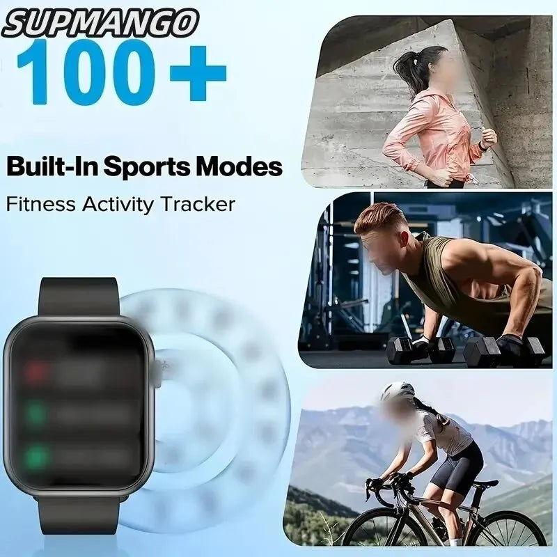 T168 Wireless Calling Smart Watch Make Answer Call Full Touch Sport Fitness SmartWatch For Women Men