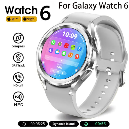 For Samsung Galaxy Watch 6 2024 new smartwatch Man 1.43 "AMOLED always displays Bluetooth call Sports Fitness smartwatch 2024