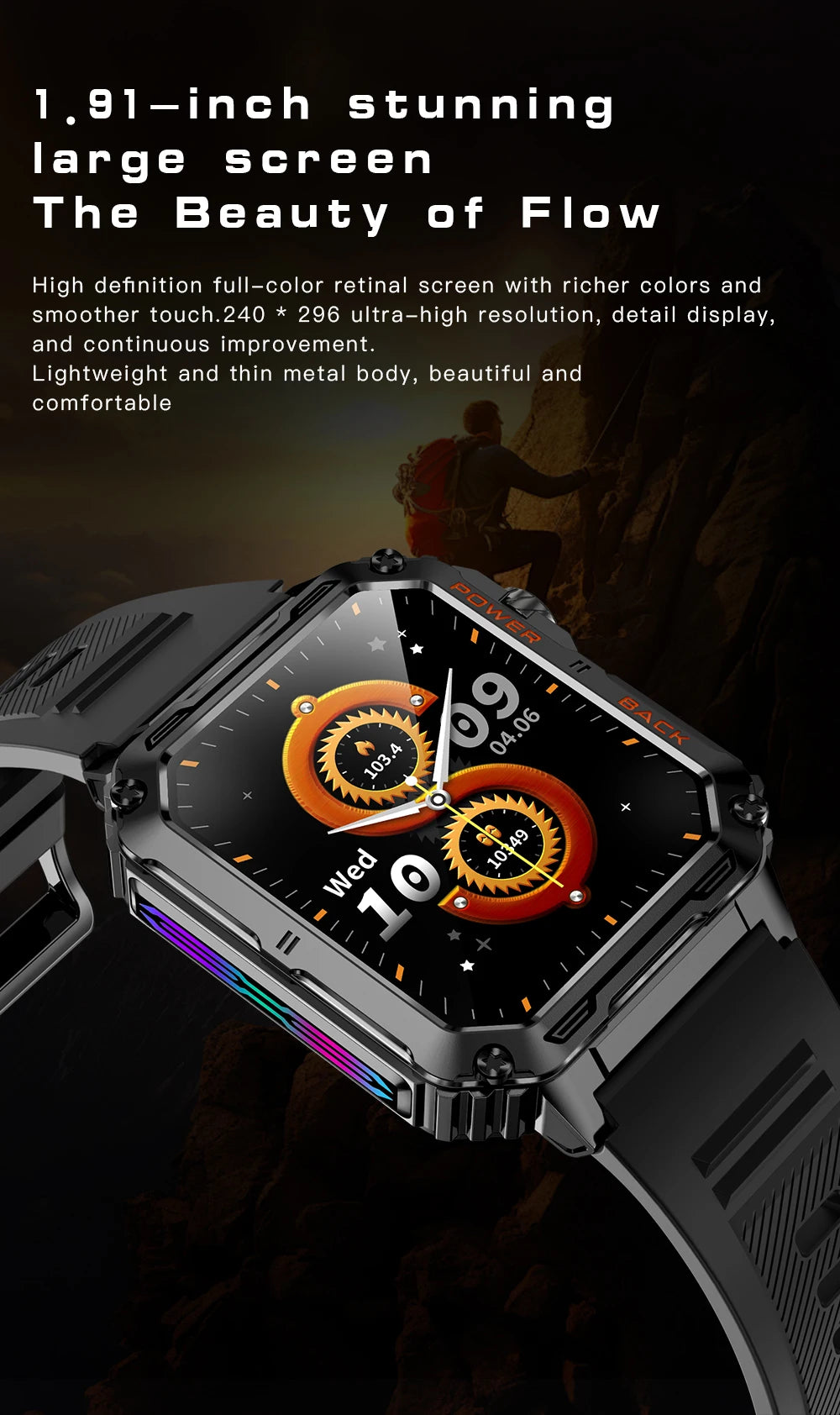 2024 New VD38 Man Woman Fitness GPS Bluetooth Call ECG Sport IP67 Waterproof Choice Long Battery Life Smartwatch for ios Android