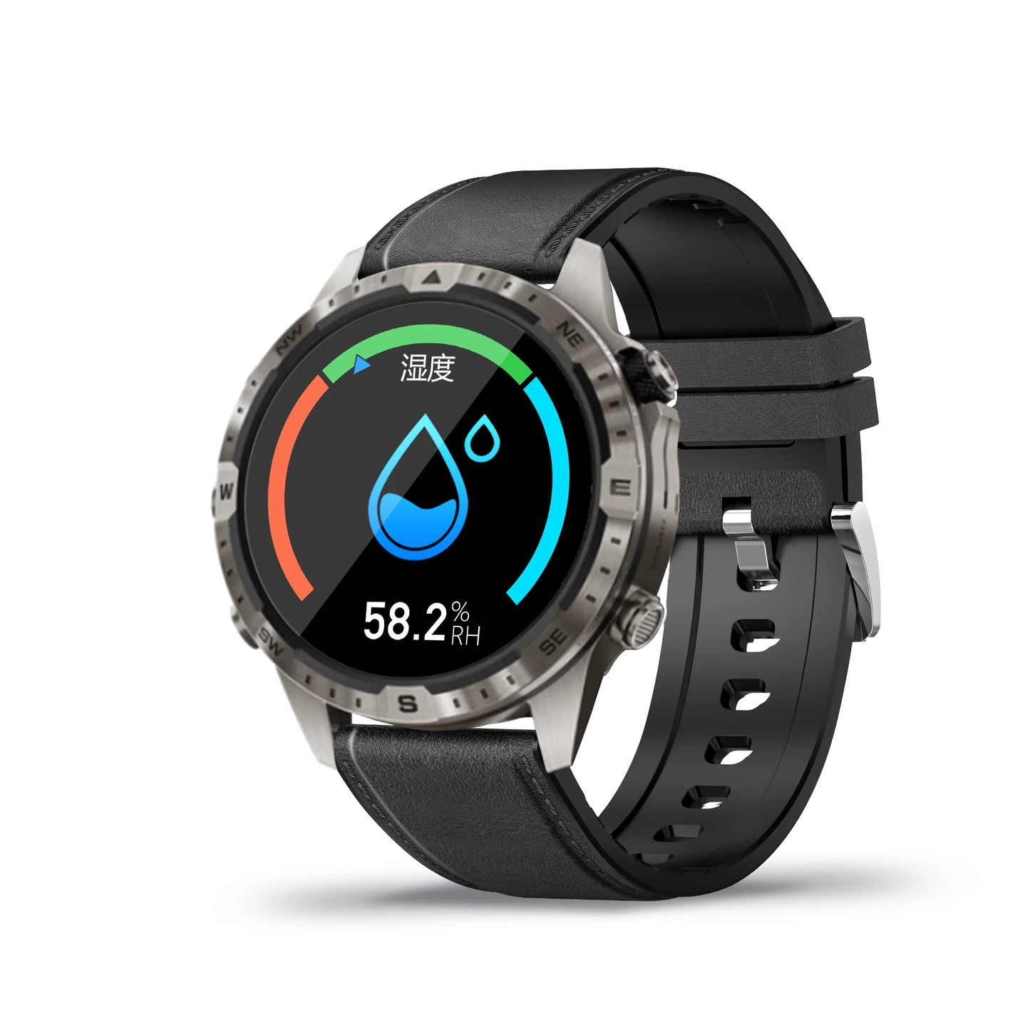 Smart Watch 2024 Gt45 Bluetooth Call Heart Rate Blood Oxygen Monitoring Outdoor Sports Dual Strap Smartwatch For Men And Women