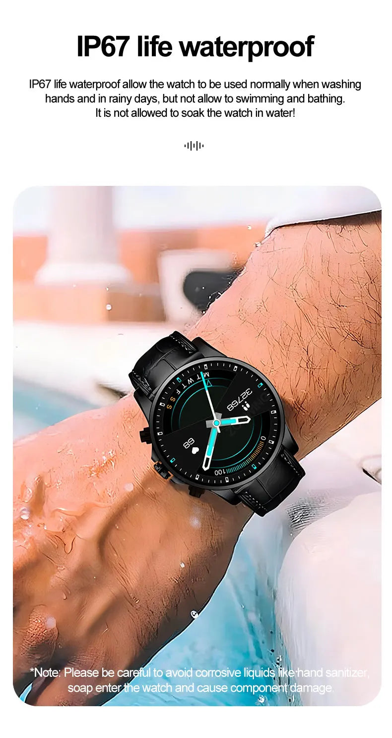 HT11 Smart Watch 1GB ROM Local Music Photo Album AMOLED 1.43 Inch Recording Men Smartwatch Wireless Charging Bluetooth Call 2024